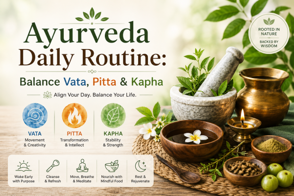 Ayurveda Daily Routine: Balance Vata, Pitta & Kapha