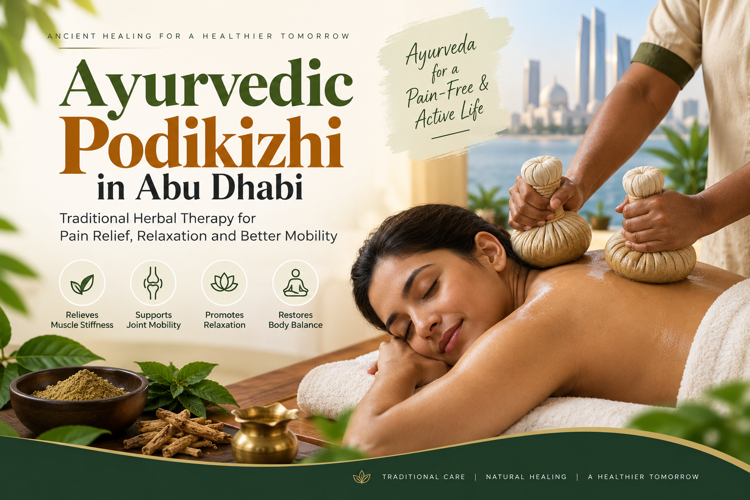 Ayurvedic Podikizhi in Abu Dhabi